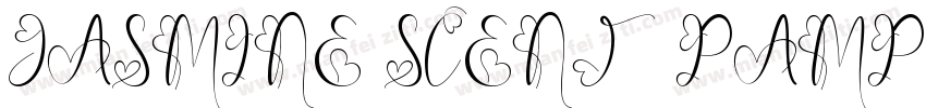 JASMINE SCENT PAMPER GIFT SET字体转换